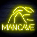 ADVPRO MANCAVE with a cave Ultra-Bright LED Neon Sign fn-i4044 - Yellow
