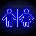 ADVPRO Male and Femal Restroom Toilet Washroom Ultra-Bright LED Neon Sign fn-i4046 - Blue