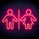 ADVPRO Male and Femal Restroom Toilet Washroom Ultra-Bright LED Neon Sign fn-i4046 - Pink