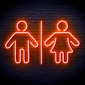 ADVPRO Male and Femal Restroom Toilet Washroom Ultra-Bright LED Neon Sign fn-i4046 - Orange