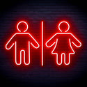 ADVPRO Male and Femal Restroom Toilet Washroom Ultra-Bright LED Neon Sign fn-i4046 - Red