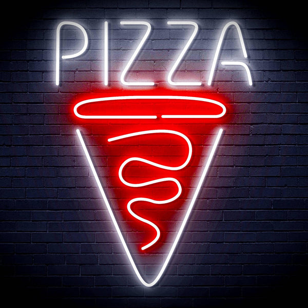 ADVPRO Pizze Restaurant Logo Ultra-Bright LED Neon Sign fn-i4047 - White & Red
