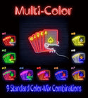 ADVPRO 5 Cards Ultra-Bright LED Neon Sign fn-i4048 - Multi-Color