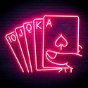 ADVPRO 5 Cards Ultra-Bright LED Neon Sign fn-i4048 - Pink