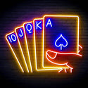 ADVPRO 5 Cards Ultra-Bright LED Neon Sign fn-i4048 - Multi-Color 7