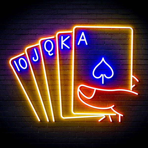 ADVPRO 5 Cards Ultra-Bright LED Neon Sign fn-i4048 - Multi-Color 7