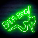 ADVPRO Bada Bing! With Sexy Lady Ultra-Bright LED Neon Sign fn-i4049 - Golden Yellow