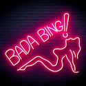 ADVPRO Bada Bing! With Sexy Lady Ultra-Bright LED Neon Sign fn-i4049 - Pink