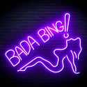 ADVPRO Bada Bing! With Sexy Lady Ultra-Bright LED Neon Sign fn-i4049 - Purple