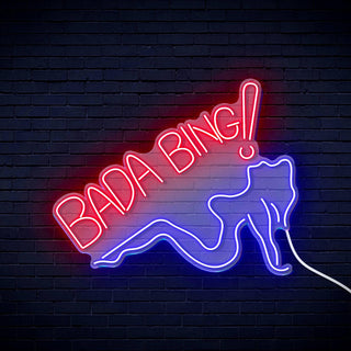 ADVPRO Bada Bing! With Sexy Lady Ultra-Bright LED Neon Sign fn-i4049