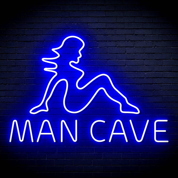 ADVPRO Sexy Lady MAN CAVE Ultra-Bright LED Neon Sign fn-i4054 - Blue