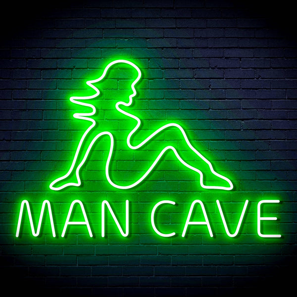 ADVPRO Sexy Lady MAN CAVE Ultra-Bright LED Neon Sign fn-i4054 - Golden Yellow