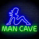 ADVPRO Sexy Lady MAN CAVE Ultra-Bright LED Neon Sign fn-i4054 - Green & Blue