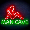 ADVPRO Sexy Lady MAN CAVE Ultra-Bright LED Neon Sign fn-i4054 - Green & Red
