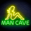 ADVPRO Sexy Lady MAN CAVE Ultra-Bright LED Neon Sign fn-i4054 - Green & Yellow