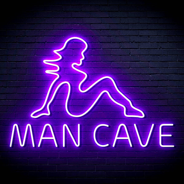 ADVPRO Sexy Lady MAN CAVE Ultra-Bright LED Neon Sign fn-i4054 - Purple