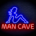 ADVPRO Sexy Lady MAN CAVE Ultra-Bright LED Neon Sign fn-i4054 - Red & Blue