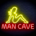 ADVPRO Sexy Lady MAN CAVE Ultra-Bright LED Neon Sign fn-i4054 - Red & Yellow