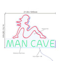 ADVPRO Sexy Lady MAN CAVE Ultra-Bright LED Neon Sign fn-i4054 - Size