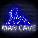 ADVPRO Sexy Lady MAN CAVE Ultra-Bright LED Neon Sign fn-i4054 - White & Blue