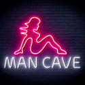 ADVPRO Sexy Lady MAN CAVE Ultra-Bright LED Neon Sign fn-i4054 - White & Pink