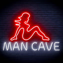 ADVPRO Sexy Lady MAN CAVE Ultra-Bright LED Neon Sign fn-i4054 - White & Red