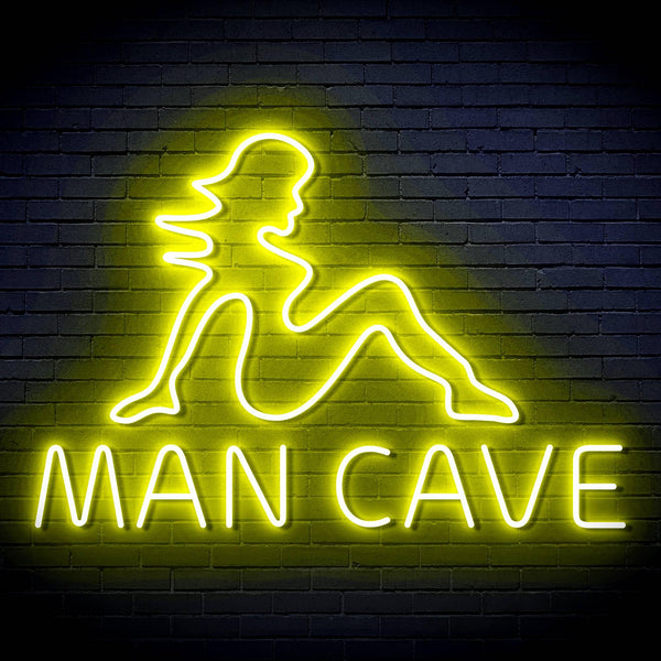 ADVPRO Sexy Lady MAN CAVE Ultra-Bright LED Neon Sign fn-i4054 - Yellow