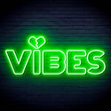 ADVPRO VIBES with Heart Ultra-Bright LED Neon Sign fn-i4059 - Golden Yellow