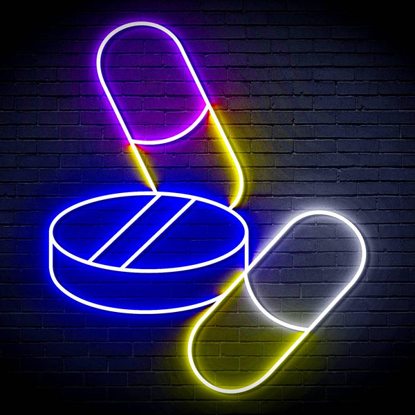 ADVPRO Medicine Tablet and Pills Ultra-Bright LED Neon Sign fn-i4060 - Multi-Color 5