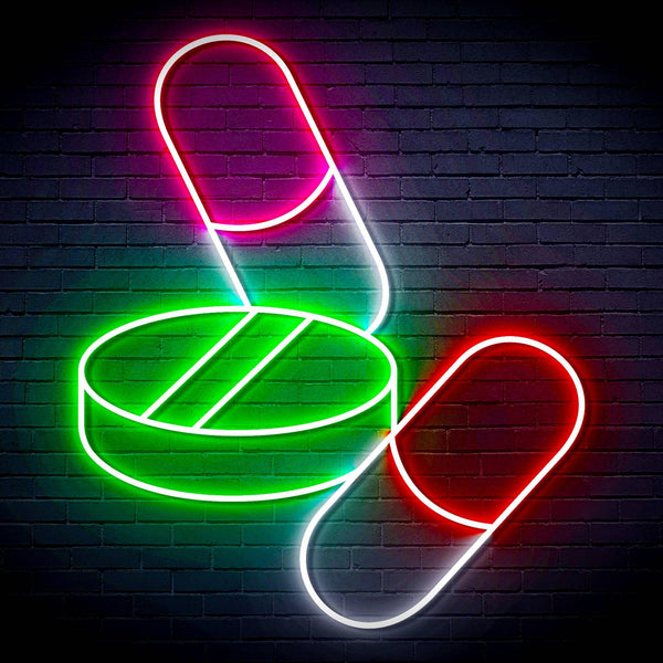 ADVPRO Medicine Tablet and Pills Ultra-Bright LED Neon Sign fn-i4060 - Multi-Color 6