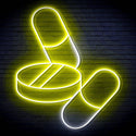 ADVPRO Medicine Tablet and Pills Ultra-Bright LED Neon Sign fn-i4060 - White & Yellow