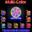 ADVPRO Game Room with Darts Signage Ultra-Bright LED Neon Sign fn-i4062 - Multi-Color