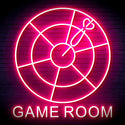 ADVPRO Game Room with Darts Signage Ultra-Bright LED Neon Sign fn-i4062 - Pink