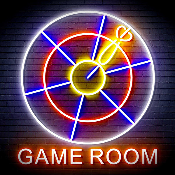 ADVPRO Game Room with Darts Signage Ultra-Bright LED Neon Sign fn-i4062 - Multi-Color 2