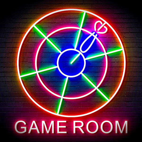 ADVPRO Game Room with Darts Signage Ultra-Bright LED Neon Sign fn-i4062 - Multi-Color 4