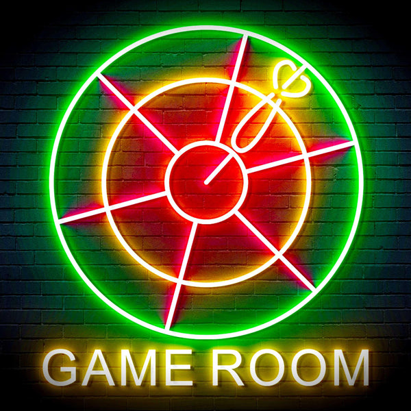 ADVPRO Game Room with Darts Signage Ultra-Bright LED Neon Sign fn-i4062 - Multi-Color 5