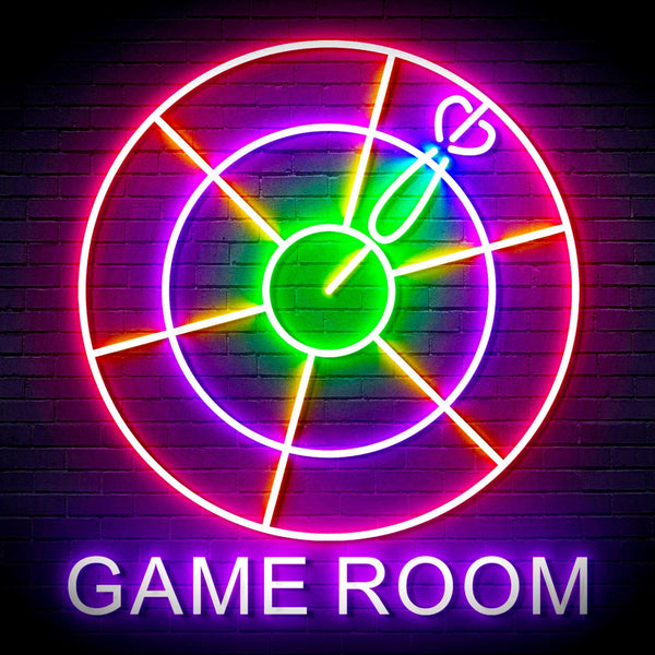 ADVPRO Game Room with Darts Signage Ultra-Bright LED Neon Sign fn-i4062 - Multi-Color 6