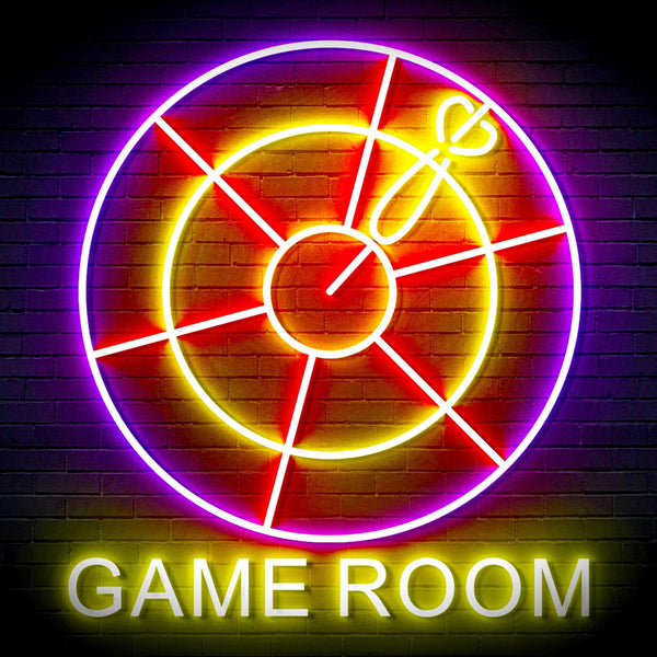 ADVPRO Game Room with Darts Signage Ultra-Bright LED Neon Sign fn-i4062 - Multi-Color 8