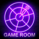 ADVPRO Game Room with Darts Signage Ultra-Bright LED Neon Sign fn-i4062 - Purple