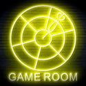 ADVPRO Game Room with Darts Signage Ultra-Bright LED Neon Sign fn-i4062 - Yellow