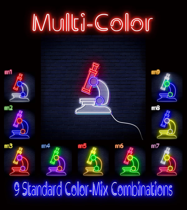 ADVPRO Microscope Ultra-Bright LED Neon Sign fn-i4063 - Multi-Color