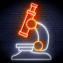 ADVPRO Microscope Ultra-Bright LED Neon Sign fn-i4063 - White & Orange