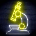 ADVPRO Microscope Ultra-Bright LED Neon Sign fn-i4063 - White & Yellow
