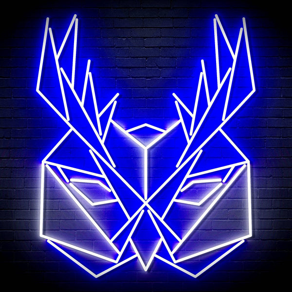 ADVPRO Origami Owl Ultra-Bright LED Neon Sign fn-i4064 - White & Blue