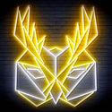 ADVPRO Origami Owl Ultra-Bright LED Neon Sign fn-i4064 - White & Golden Yellow