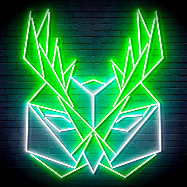 ADVPRO Origami Owl Ultra-Bright LED Neon Sign fn-i4064 - White & Green
