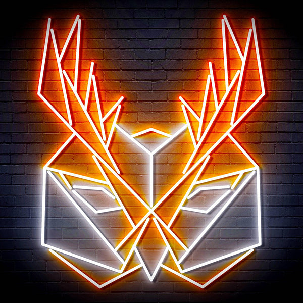 ADVPRO Origami Owl Ultra-Bright LED Neon Sign fn-i4064 - White & Orange
