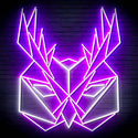 ADVPRO Origami Owl Ultra-Bright LED Neon Sign fn-i4064 - White & Purple