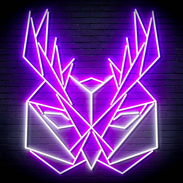 ADVPRO Origami Owl Ultra-Bright LED Neon Sign fn-i4064 - White & Purple