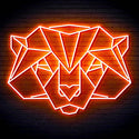 ADVPRO Origami Beer Head Face Ultra-Bright LED Neon Sign fn-i4065 - Orange